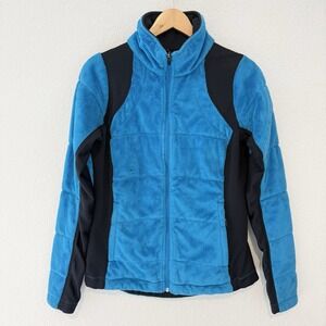 Columbia Womens Omni Heat Fleece Jacket L Blue Outdoor